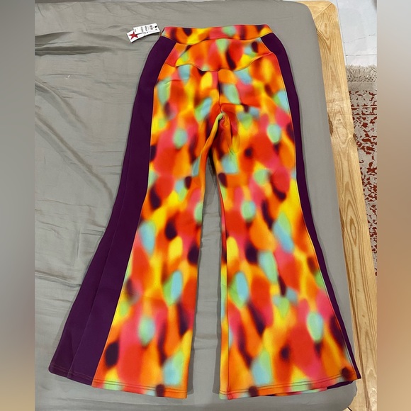 INC International Concepts Misa Hylton Scuba  Printed colored Pants NWT - Picture 10 of 14